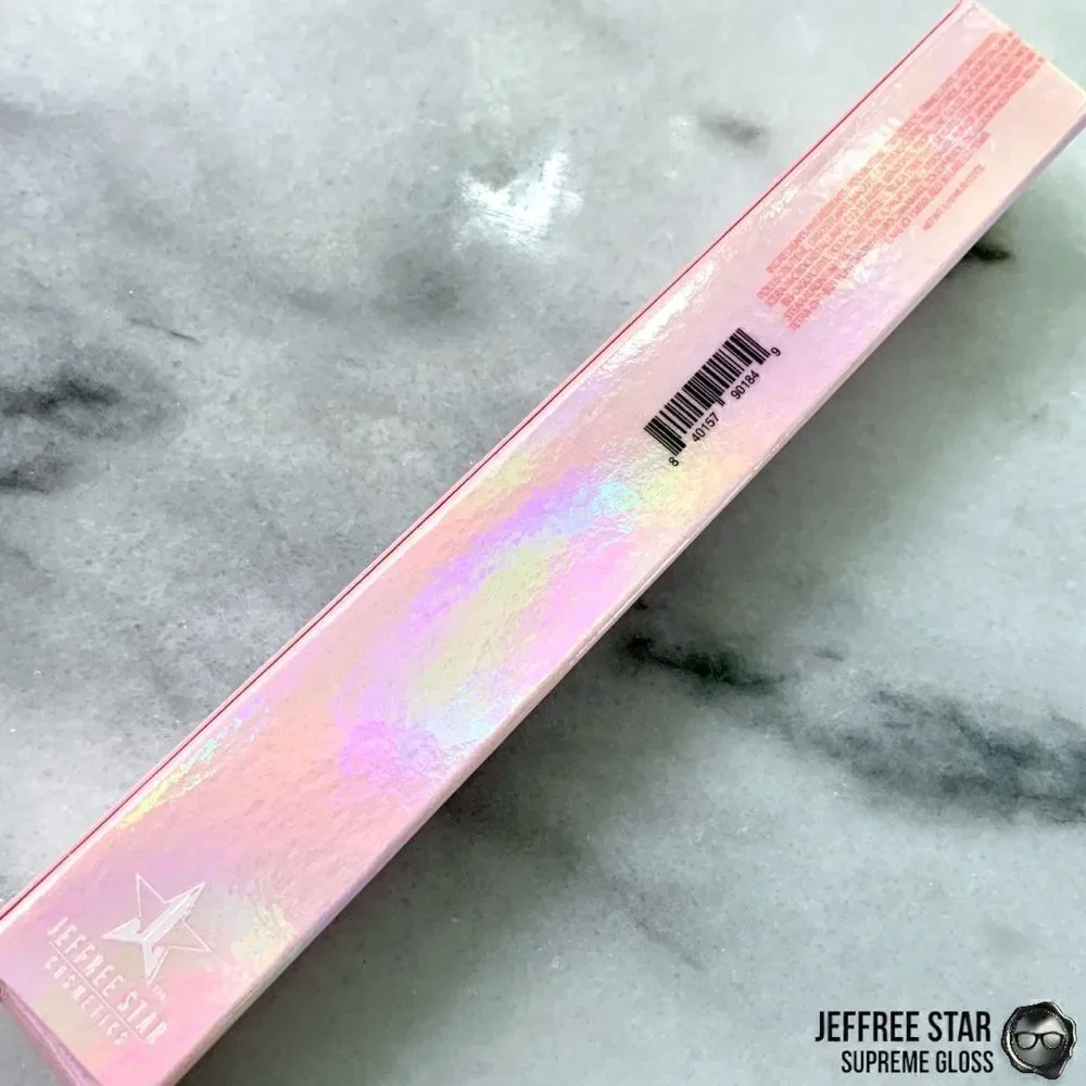 JEFFREE STAR EVERYBODY KNOWS SUPREME GLOSS FULL PIGMENT LIP COLOR IN RED ORANGE